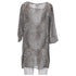 Women's Ba&Sh Leopard Print Mini Dress in Brown Viscose