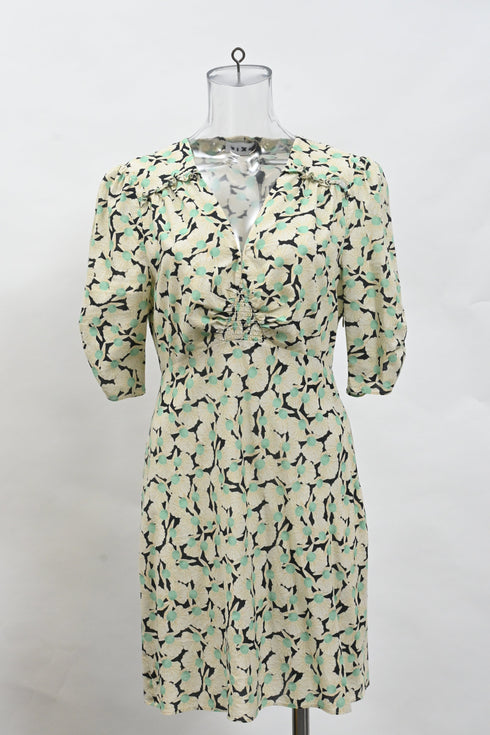 Women's Rixo Enya Pearl Printed Mini Dress in Multicolor Cotton