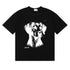 Rhude T-shirts Fox Hound Cotton Casual Short Sleeve Men and Women