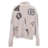 Women's Axel Arigato Typo Collared Sweater in Nude Cotton