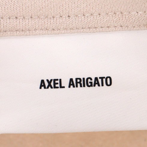 Women's Axel Arigato Typo Collared Sweater in Nude Cotton