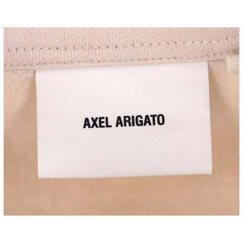 Women's Axel Arigato Typo Collared Sweater in Nude Cotton