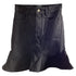 Women's Marc Jacobs Fluted Denim Mini Skirt in Black Cotton