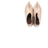 Women's Stuart Weitzman Block-Heel Ankle Boots in Nude Leather