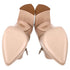 Women's Stuart Weitzman Block-Heel Ankle Boots in Nude Leather