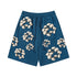 Denim Tears Shorts Yellow floral cotton
