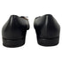 Women's Stuart Weitzman Sleek Cap Toe Bow Flats in Black Leather