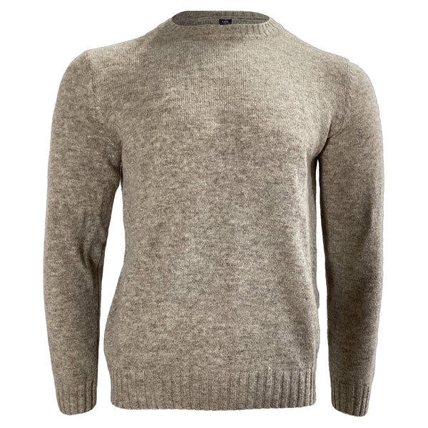 Men's A.P.C Sweater in Beige Wool