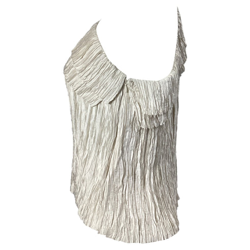 Women's Ulla Johnson Ravenna One-Shoulder Blouse in White Polyester