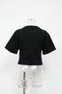 Women's Axel Arigato Knitted Bunny Printed T-Shirt in Black Cotton