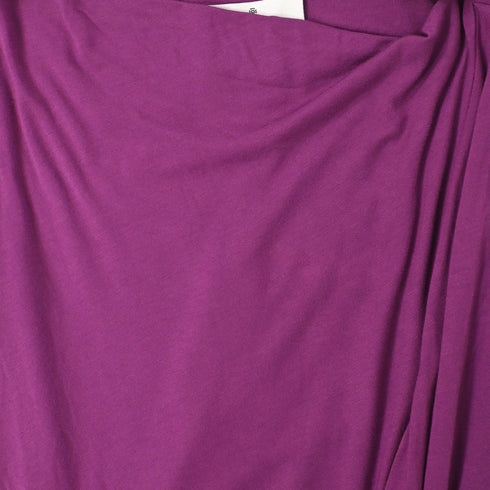 Women's Vivienne Westwood Draped Maxi Dress in Violet Cotton
