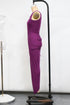 Women's Vivienne Westwood Draped Maxi Dress in Violet Cotton