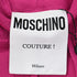 Men's Moschino Couture Bear Hoodie in Pink Cotton