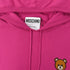 Men's Moschino Couture Bear Hoodie in Pink Cotton