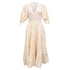 Women's Ulla Johnson Wilda Midi Tiered Dress Cream Cotton