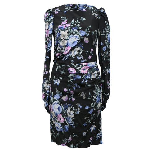 Women's Zimmermann Floral Printed Mini Dress in Multicolor Silk