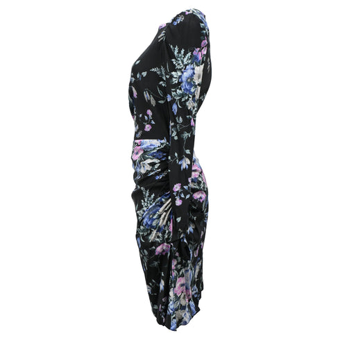 Women's Zimmermann Floral Printed Mini Dress in Multicolor Silk
