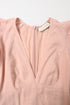 Women's Zimmermann V-neck Midi Dress in Pink Linen