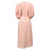 Women's Zimmermann V-neck Midi Dress in Pink Linen