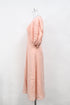 Women's Zimmermann V-neck Midi Dress in Pink Linen