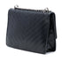 Push Lock Flap Chain Bag Madras Woven Leather Small