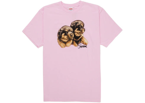 Supreme Puppies Tee Light Pink