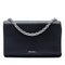 Chain Flap Crossbody Bag Tessuto and Saffiano Leather Medium