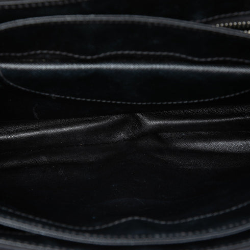 Chain Flap Crossbody Bag Tessuto and Saffiano Leather Medium