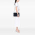 Chain Flap Crossbody Bag Tessuto and Saffiano Leather Medium