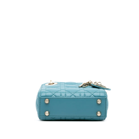 Lady Dior Bag Cannage Quilt Lambskin Micro