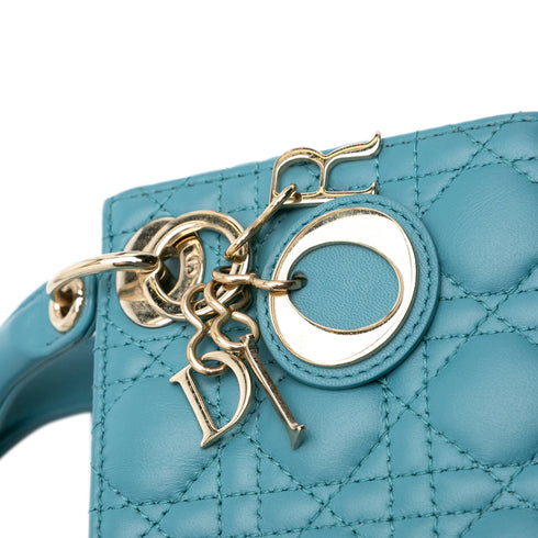 Lady Dior Bag Cannage Quilt Lambskin Micro