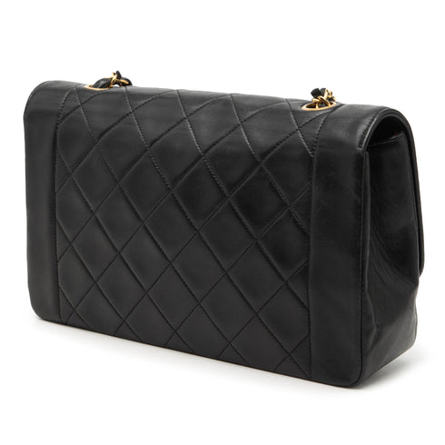 Vintage CC Chain Flap Bag Quilted Lambskin Medium