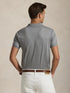 RALPH LAUREN Custom Slim Fit Soft Cotton Polo Shirt Steel Heather