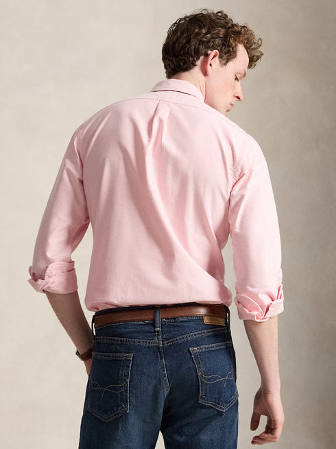 RALPH LAUREN Slim Fit Oxford Shirt Pink