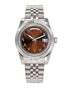 VVS Arabic Datejust | Rusty Orange