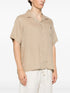 RALPH LAUREN Linen Classic Fit Shirt Beige