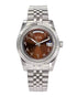 VVS Arabic Datejust | Rusty Orange