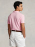 RALPH LAUREN The Iconic Mesh Polo Shirt Carmel Pink/Blue