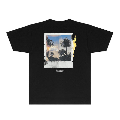 Gallery Dept T Shirt Retro Printed Loose Short-Sleeved Shirt