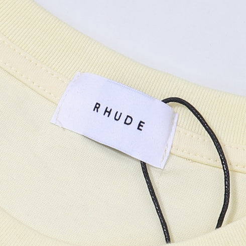 Rhude T-shirt Micro Label Yacht Print Short Sleeve T-shirt