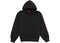 Supreme Satin Applique Hooded Sweatshirt (SS26) Black