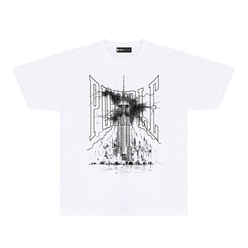 PURPLE fashion T-shirt