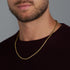 4mm Gold Rope Necklace