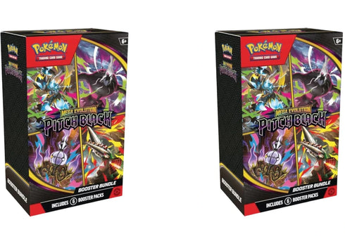 2026 Pokémon Mega Evolution Pitch Black Booster Bundle 2x Lot
