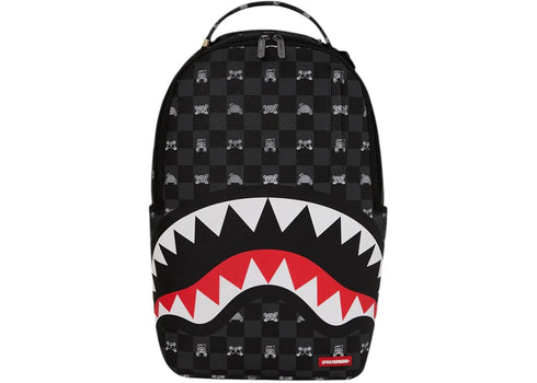 Sprayground Peeking Character Check DLXSV Bag Black