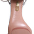 Women's Aquazzura Olie 50 Metallic Sandals in Silver Patent Leather
