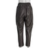 Men's Nanushka Jain Okobor Alt-Leather Relaxed Pants in Black Polyester