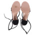 Women's Gianvito Rossi Ankle Strap Block-Heel Sandals in Black Leather