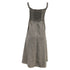 Women's Reformation Houndstooth Print Midi Length Dress in Brown Polyester