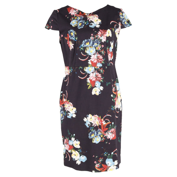 Women's Erdem Marion Midi Dress in Floral Print Cotton